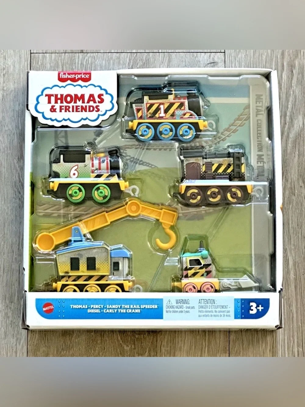 Fisher Price Thomas & Friends 5-Piece Diecast Metal Toy Train All Engines Go